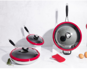 6 Pcs-Skillets Deluxe Easy Release