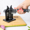 Knife Sharpener with Black Coating