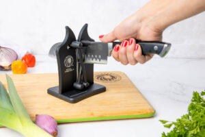 Knife Sharpener with Black Coating