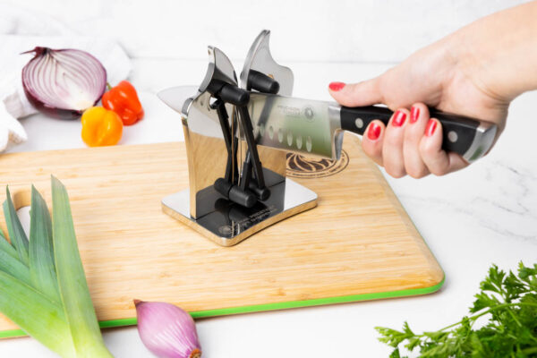 Knife Sharpener - Stainless Steel