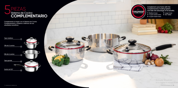 5PC COMPLEMENTARY NOVEL™ COOKING SYSTEM